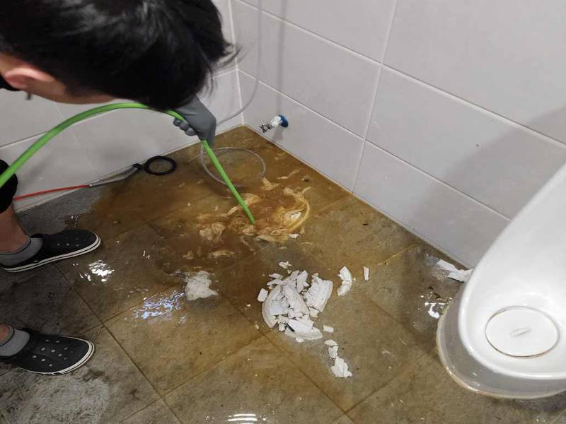 군포 역류 작업사례 10